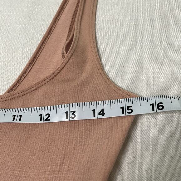 Reformation Rou Midi Dress with Pockets Size M in Blush - Picture 5 of 9